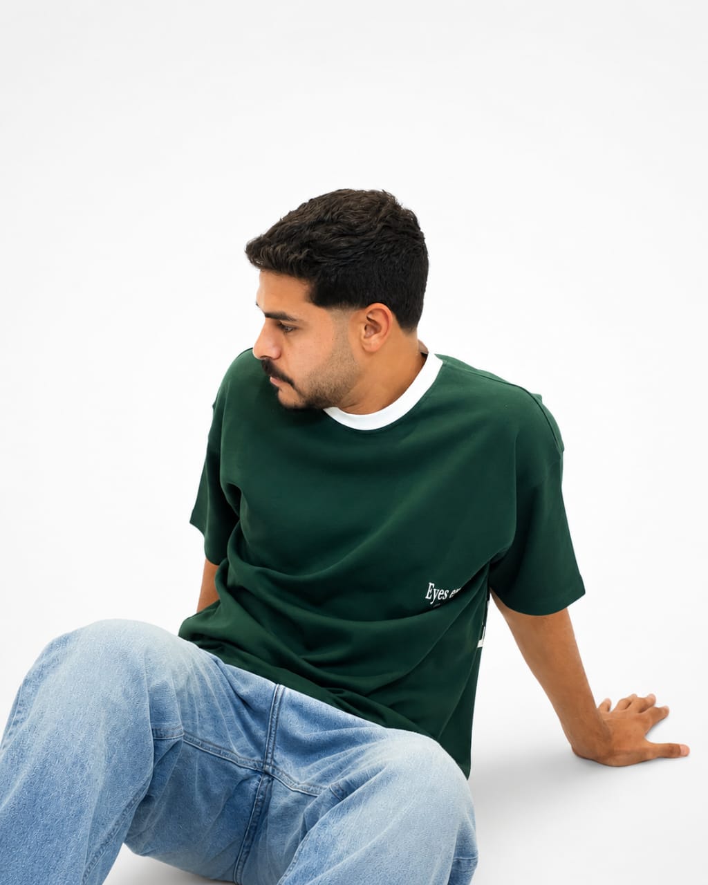 Dark Green tee