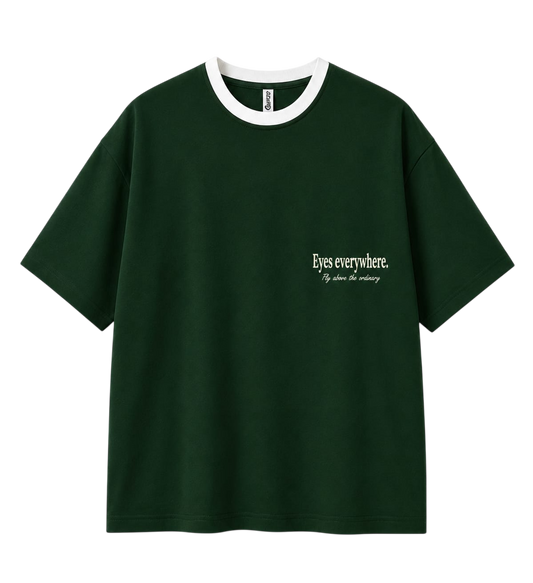 Dark Green tee