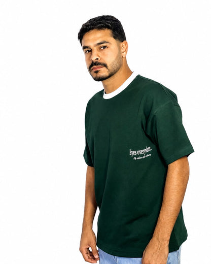 Dark Green tee
